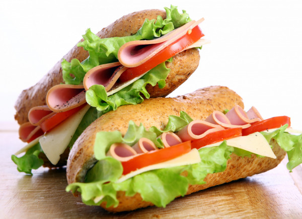 Sandwich Jambon/Fromage/Crudités